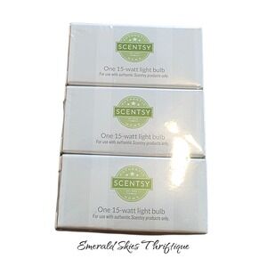 Scentsy 15 watt lightbulb replacement, new in package. Free shipping